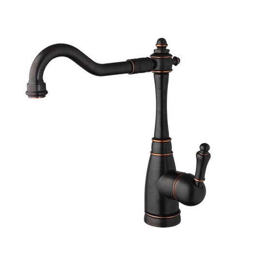 Country washbasin tap oil bronze color 
