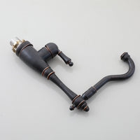 Country washbasin tap oil bronze color 