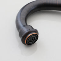 Country washbasin tap oil bronze color 