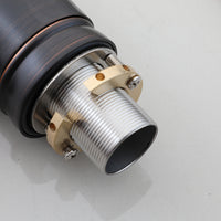 Country washbasin tap oil bronze color 