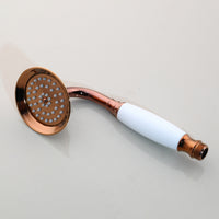 Luxueuze opbouw regendouche – roségoud