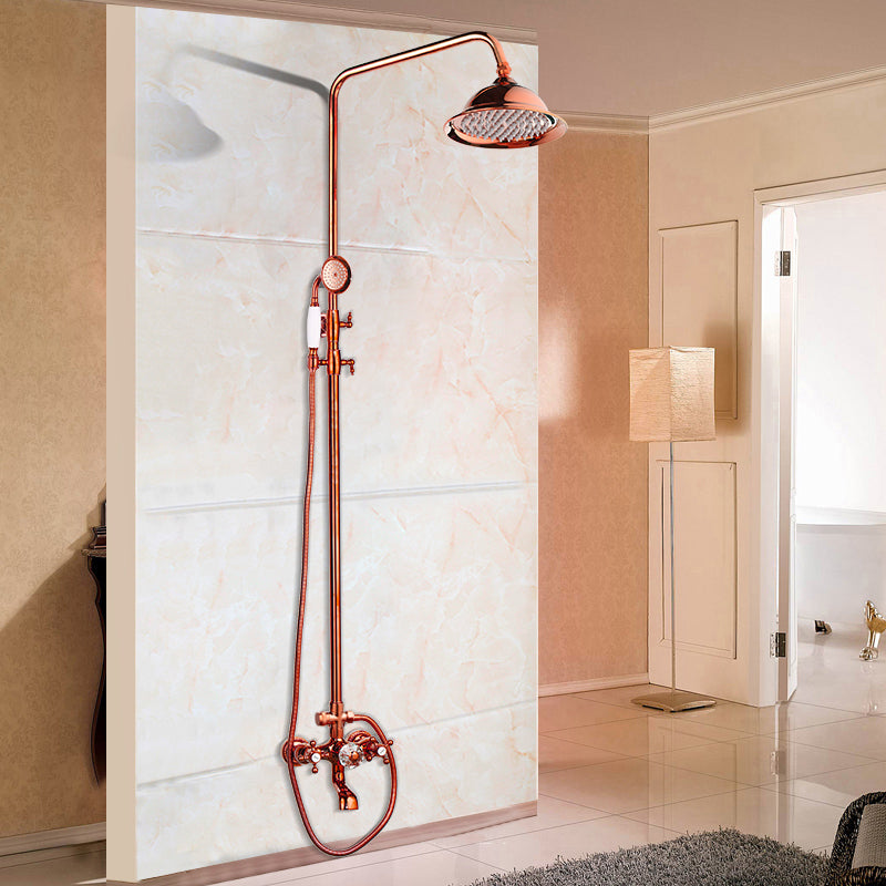 Luxueuze opbouw regendouche – roségoud