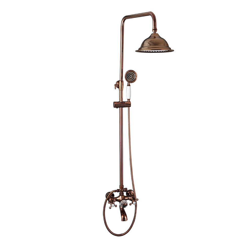 Luxueuze opbouw regendouche – roségoud