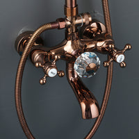 Luxueuze opbouw regendouche – roségoud