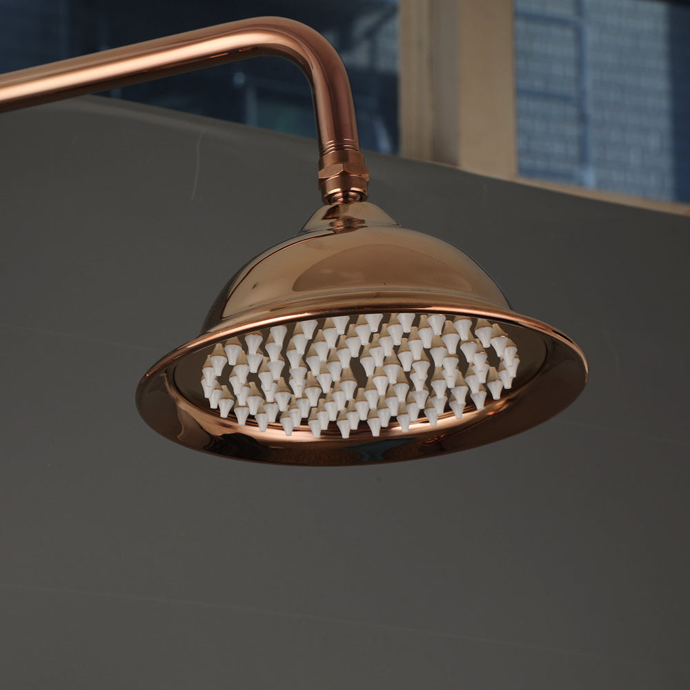 Luxueuze opbouw regendouche – roségoud