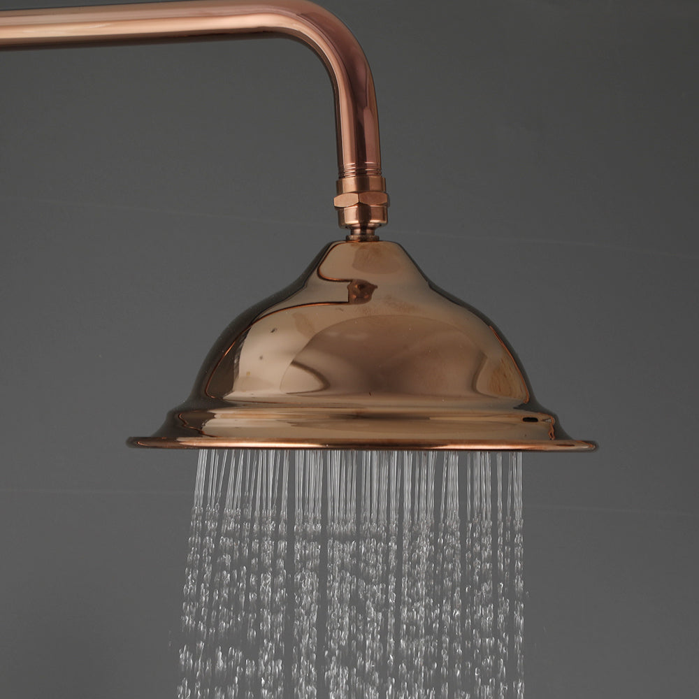 Luxueuze opbouw regendouche – roségoud