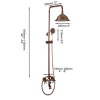 Luxueuze opbouw regendouche – roségoud