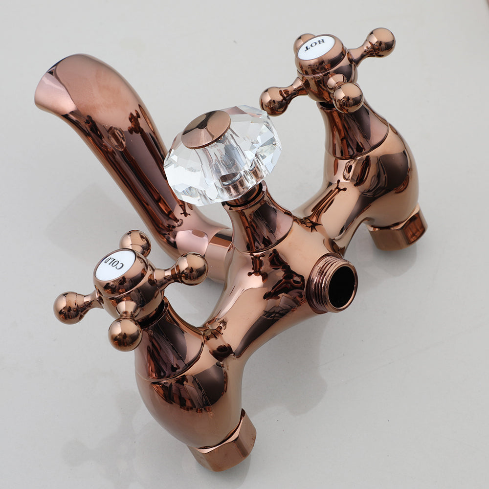 Luxueuze opbouw regendouche – roségoud