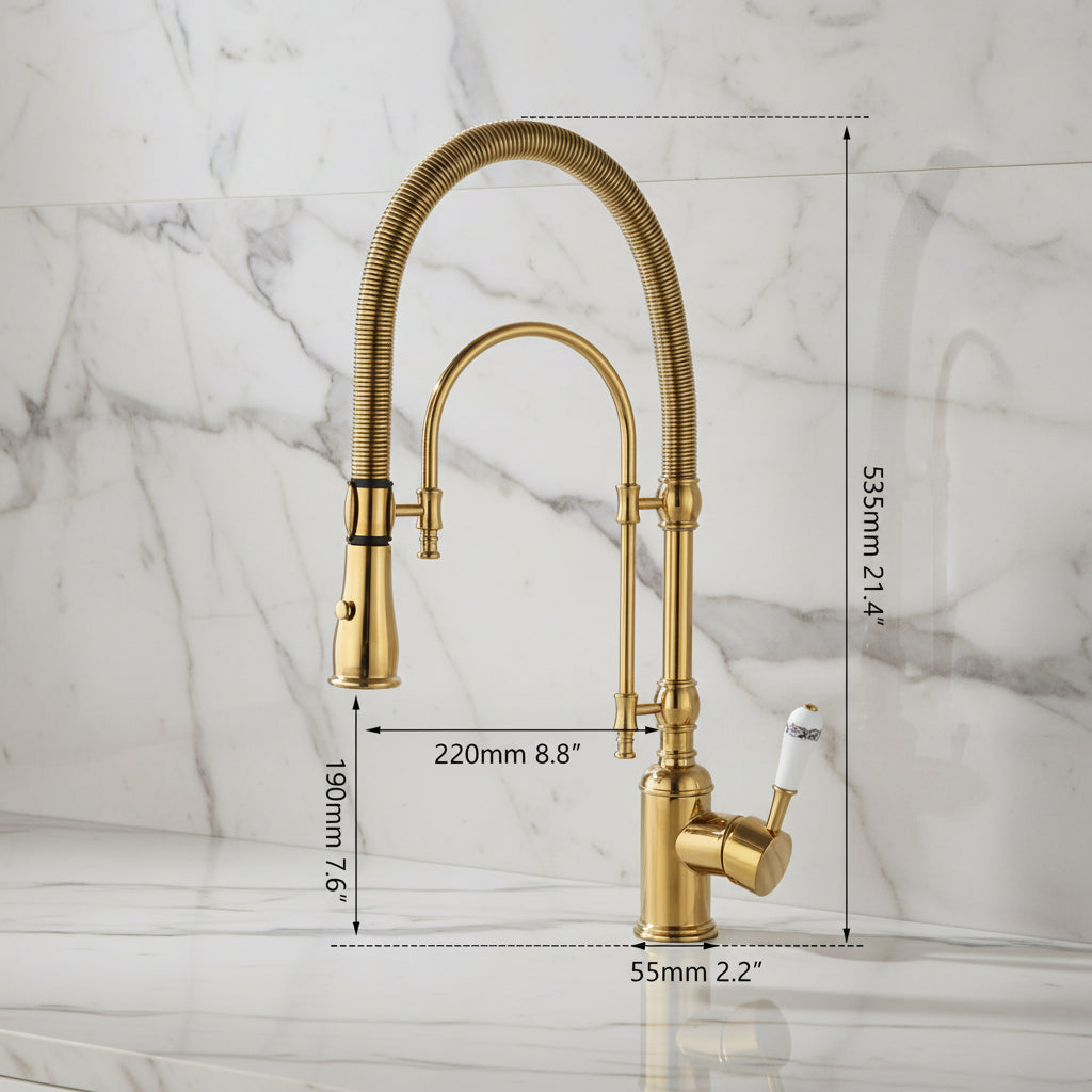 Robinet de cuisine rustique de luxe Malvizza