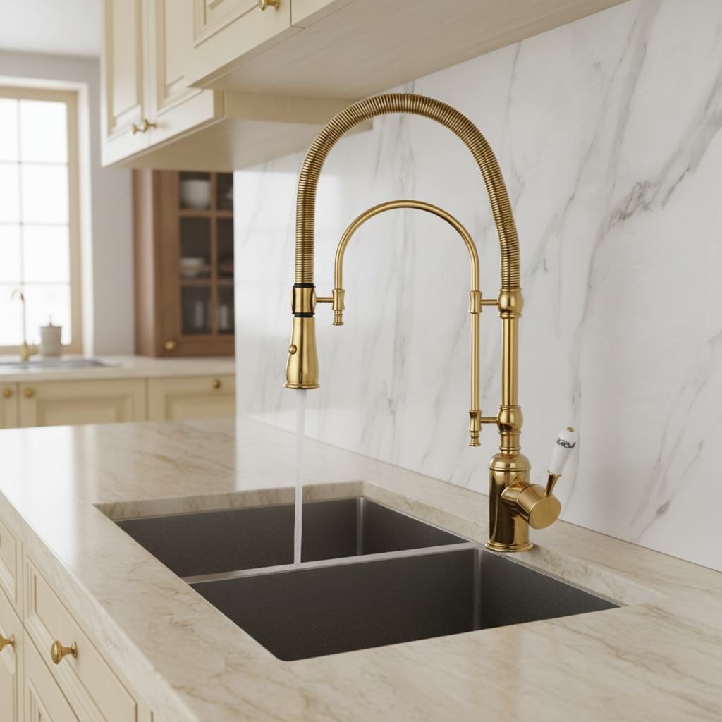 Robinet de cuisine rustique de luxe Malvizza