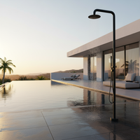 Malvizza Luxe Buitendouche Regendouche Zwart