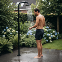 Malvizza Luxe Buitendouche Regendouche Zwart