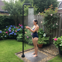 Malvizza Luxe Buitendouche Regendouche Zwart