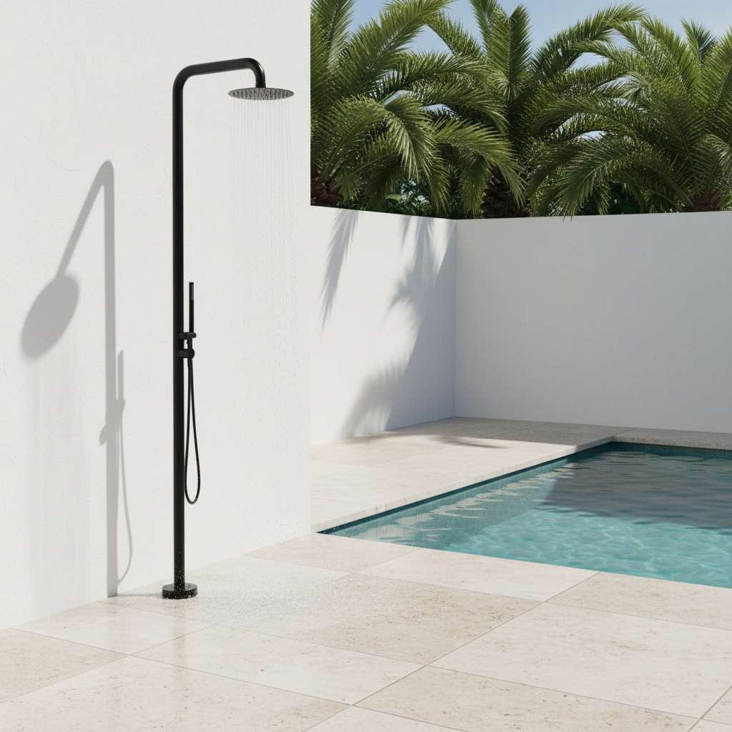 Malvizza Luxe Buitendouche Regendouche Zwart