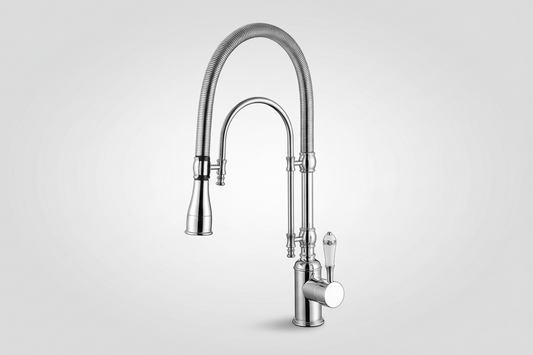 Malvizza Luxe Landelijke Keukenkraan – Chroom