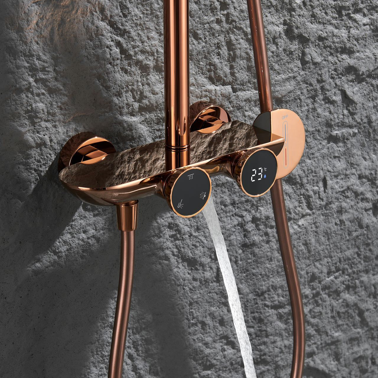 Malvizza opbouw regendoucheset – roségoud