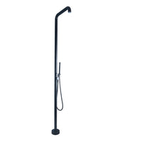 Malvizza luxe vrijstaande buitendouche RVS – mat zwart