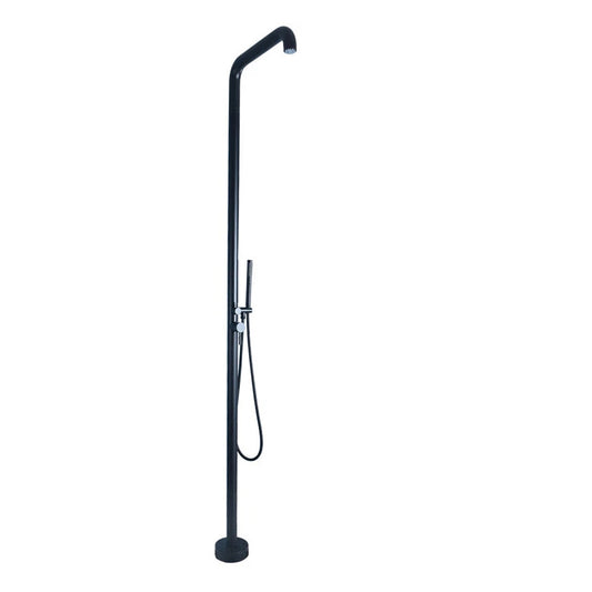 Malvizza luxe vrijstaande buitendouche RVS – mat zwart