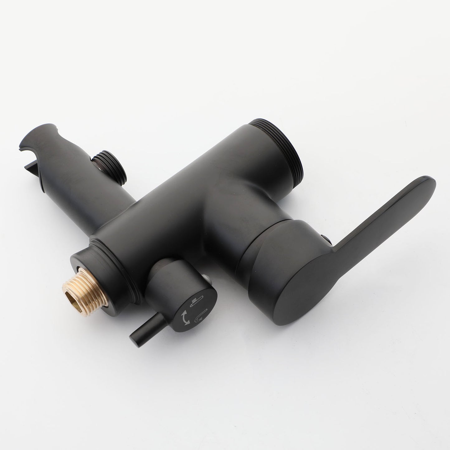 Malvizza luxe vrijstaande buitendouche RVS – mat zwart