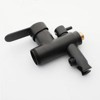 Malvizza luxe vrijstaande buitendouche RVS – mat zwart