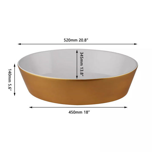 Malvizza® keramische waskom – luxe opbouwmodel