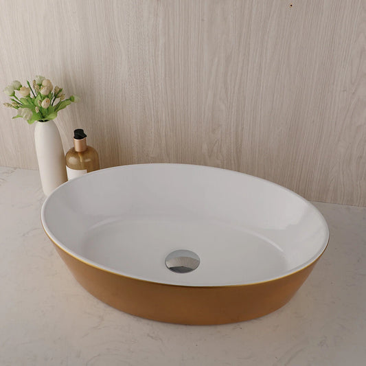 Malvizza® keramische waskom – luxe opbouwmodel