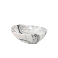 Malvizza keramische waskom in marmerlook