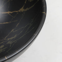 Malvizza Luxe Keramische Waskom – Zwart met Goud