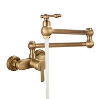 Single-lever wall-mounted mixer tap – rural nostalgic