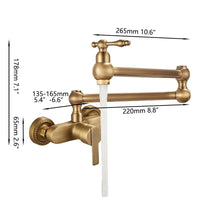 Single-lever wall-mounted mixer tap – rural nostalgic