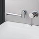 Chrome Swivel Wall Tap - Mixer Tap for Hot and Cold Water