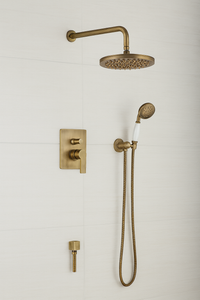 Brons douche-set Nostalgisch Antiek 