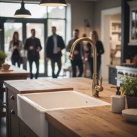 Landelijke keukenkraan antiek brons