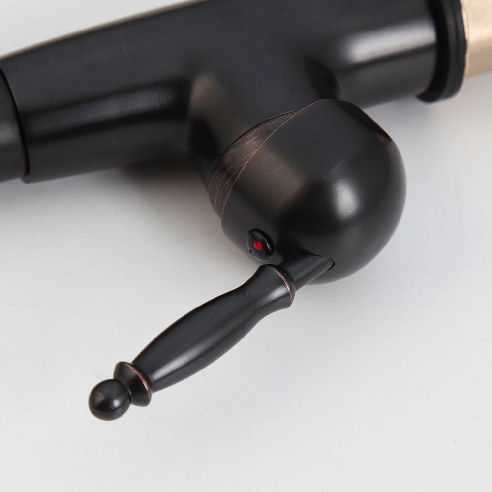 Wastafelkraan – oliebrons (olie gewreven brons)