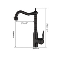 Wastafelkraan – oliebrons (olie gewreven brons)