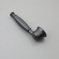 Opbouw doucheset gun metal met regendouche en handdouche