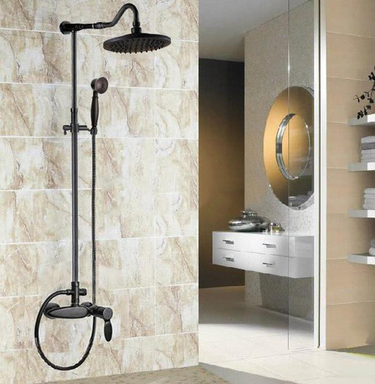 Badique Olie brons opbouw douche set