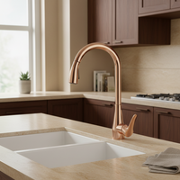 Küchenarmatur in Roségold