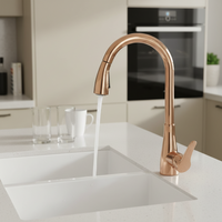 Küchenarmatur in Roségold