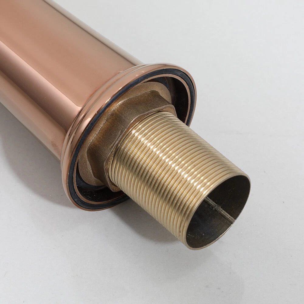 Rose gouden opbouw wastafelkraan