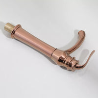 Rose gouden opbouw wastafelkraan