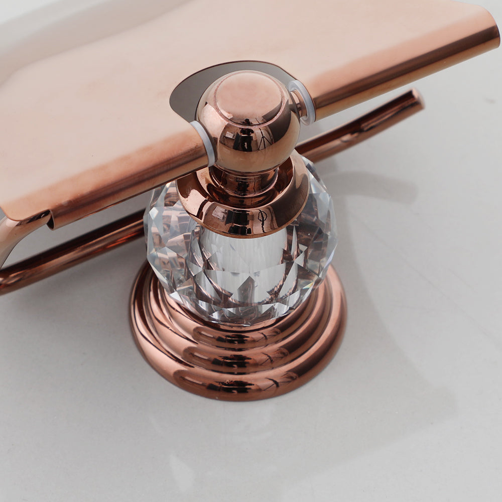 Roségouden badkamer accessoireset – 5-delig