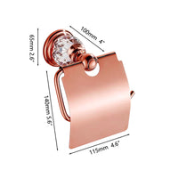 Roségouden badkamer accessoireset – 5-delig