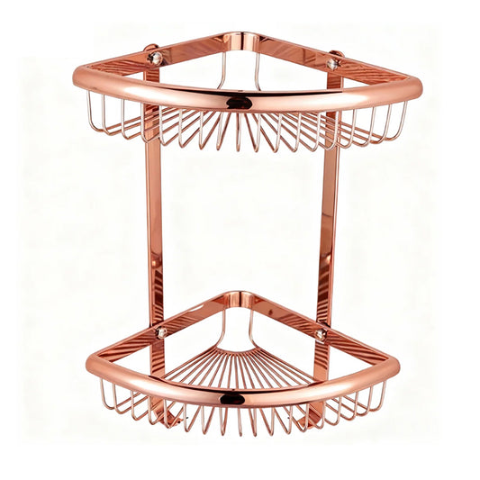 Luxe doucherek hoekmodel roségoud – 2 etages