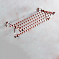 Roségouden badkamer accessoireset – 5-delig