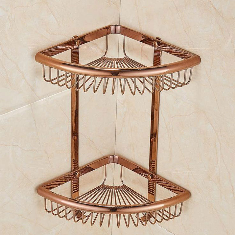 Luxe doucherek hoekmodel roségoud – 2 etages