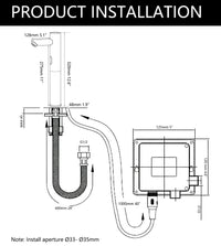 Sensomatica Scuro Olie Bronzen Sensorkraan voor Koud Water