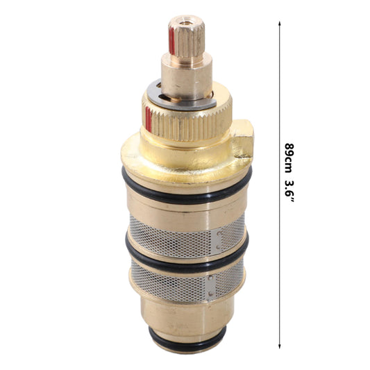 Thermostatische cartridge met keramische schijven voor douche- en badkranen