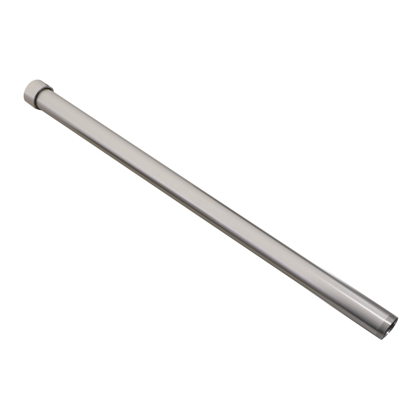 Geborsteld nikkel verlengstuk – verhoger voor onze opbouw douchesets (300 mm)