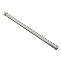 Geborsteld nikkel verlengstuk – verhoger voor onze opbouw douchesets (300 mm)